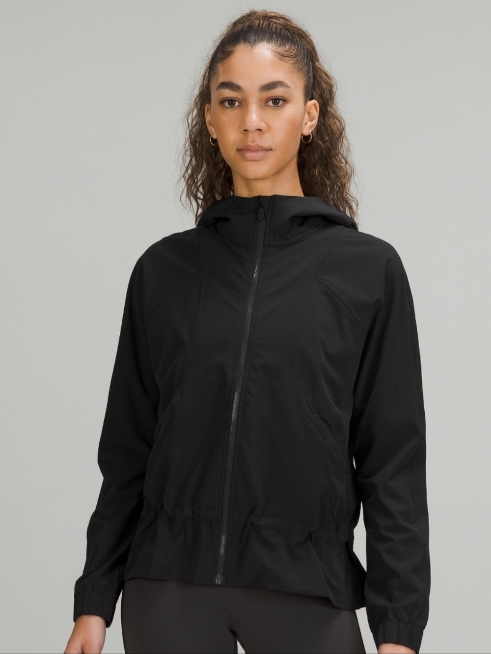 lululemon athletica Black Lightweight Hooded Jacket